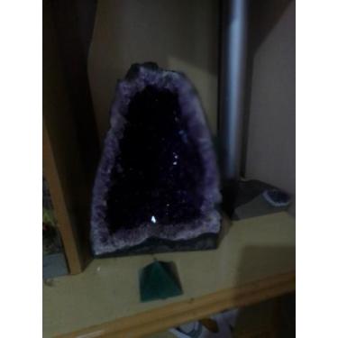 Imagem de Drusa de ametista - Pedras Belas Naturais , Roxo