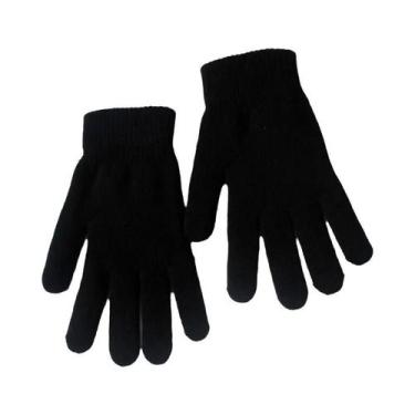 Imagem de Luvas De Cashmere Tricotadas Para Mulheres, Com Dedos Completos, Forro