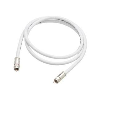 Imagem de Cabo Coaxial Rg6 97% Malha P/ Antena Sinal Hdtv 1.5metros - OEM