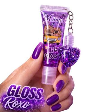 Imagem de Lip Gloss Infantil Capivara Brilho Lábial Brilho + Chaveiro - - EA ACE