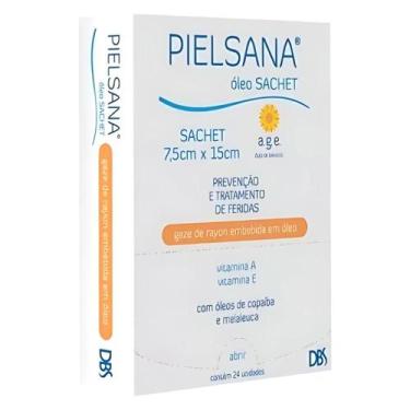 Imagem de Curativo Pielsana Gaze De Rayon Óleo Age 24 Sachês 7,5 x 15cm Dbs