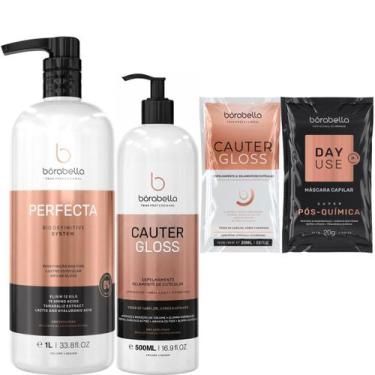 Imagem de Borabella Perfecta Progressiva 1 Litro + Cauter Gloss 500ml