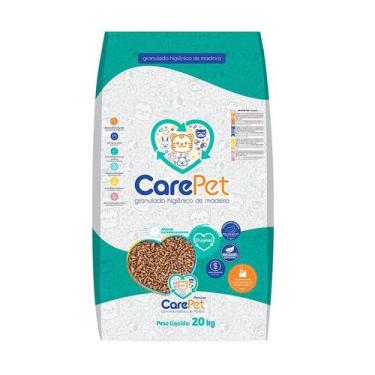 Imagem de Granulado Higiênico de Madeira CarePet Premium Original - 20 Kg