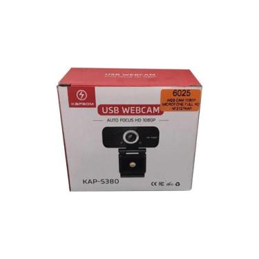 Imagem de Webcam Usb Full Hd 1080P Kapbom Kap-S380 Com Microfone