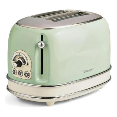 Imagem de Torradeira Elétrica Vintage 750W 127V Verde Ariete 6 Níveis