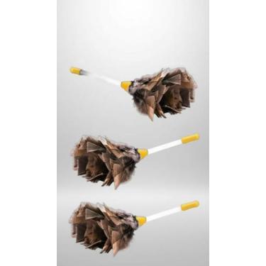 Imagem de Kit 2 Espanadores Pena Peru 42cm - Congratulations Store