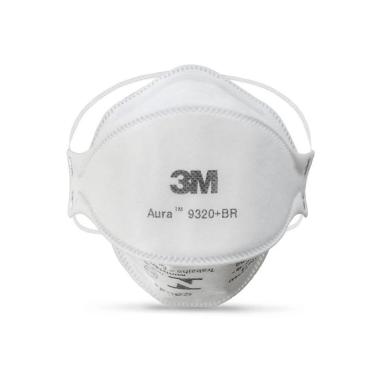 Imagem de Máscara Respiratória 3M 9320 para Poeiras e Névoas PFF2 Bivolt Único