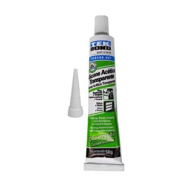 Imagem de Silicone Acético Transparente 50g Tekbond Vedação Pia Box