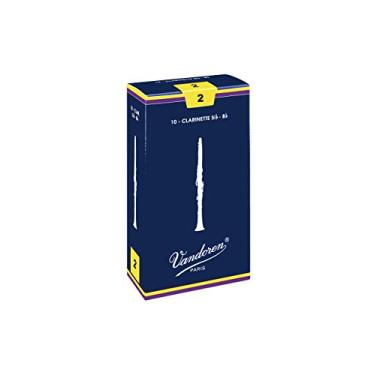 Imagem de Palheta Tradicional 2 para Clarinete Sib com 10 unidades embaladas individualmente - CR102