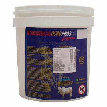 Imagem de Monensina 40 Ourophós Engorda, Alta Concentração Balde 10Kg