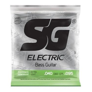 Imagem de Encordoamento Corda 040 Contra-baixo 4 Cordas Sg Níquel
