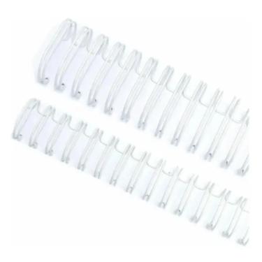 Imagem de Wire-o Para Encadernação 2x1 A4 Branco 1 1/4 270 Fls 12un