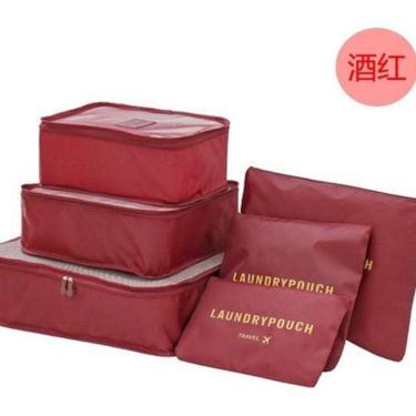 Imagem de 2 Kit 6 Peças Necessaire Organizadora Mala Viagem Travel Bag