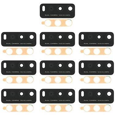 Imagem de YUNCHAO Acessórios telefônicos 10 pcs de volta lente de câmera para vivo y12s v2026 v2033 Substituição do telefone celular