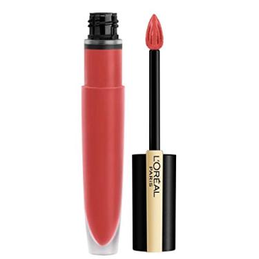Imagem de L'Oréal Paris Makeup Rouge Signature Matte Lip Stain, Leve, Pigmento Duradouro, Adorado, 6,5 g