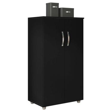 Imagem de Armário Organizador Multiuso Rosana 2 Portas Preto
