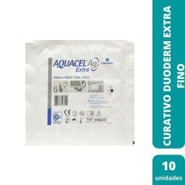 Imagem de Curativo Aquacel Extra Ag 15 X 15 Cm (Cx C/10)  420678 - Convatec