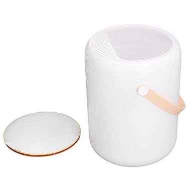 Imagem de Pequena máquina de limpeza integrada cerca de drenagem mini máquina de lavar roupas pequenas capa impermeável Branco