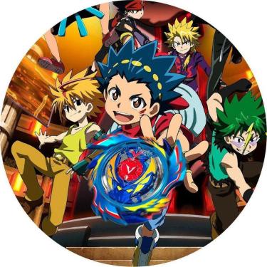 Imagem de Painel Redondo 3D Sublimado Beyblade Frd-2645