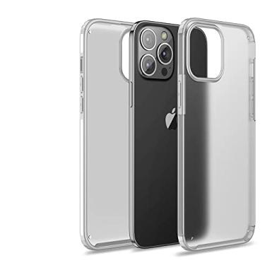 Imagem de Skin Feel Scrub Capa de Silicone Transparente para iPhone 13 12 11Pro Max Mini X Xs XR 7 8 Plus SE2020 Capa Simples Fashion, Translúcida, para iPhone 12 Pro max
