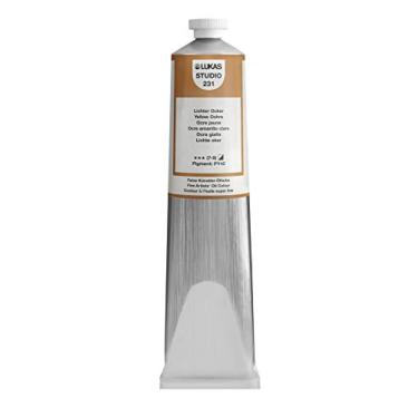 Imagem de LUKAS Studio Professional Tinta a óleo Color Paint High Pigment Professional Artist Paint - Tubo de 200 ml - Amarelo Ocre