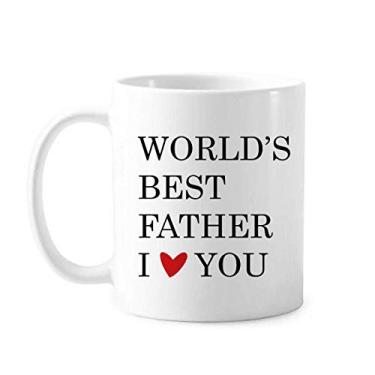 Imagem de Love You Best Father Dad Festival Caneca cerâmica cerâmica xícara de porcelana de café