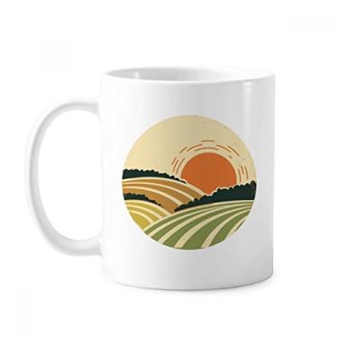 Imagem de Caneca Sun Sunshine Tree Hillside Grass cerâmica café porcelana xícara louça