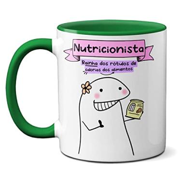 Imagem de Caneca Nutricionista Rainha De Rótulos De Calorias Alimentos (Verde)