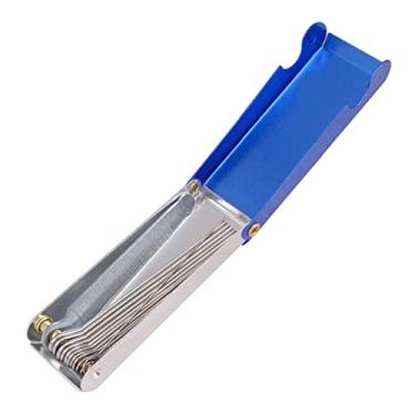 Imagem de 13 x Kit de Arquivo de Porca de Guitarra Slot Conjunto de Arquivo Luthier Tool