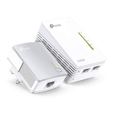 Imagem de TP-Link Adaptador AV600 Powerline Wi-Fi Booster/Hotspot/Extensor, velocidade de até 300Mbps, 2+1 (TL-WPA4220 KIT) | N300 Mbps + AV600 Mbps|2 unidades