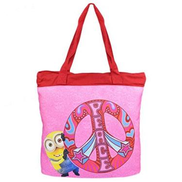 Imagem de Bolsa Tote Bag Minions Peace 20142 Xeryus S/l - ROSA