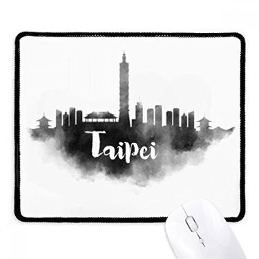Imagem de Taipei Taiwan China Landmark Ink City Mousepad Tapete de borracha para jogos