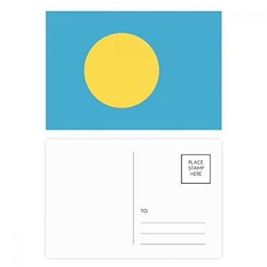Imagem de Palau National Flag Oceania Country Symbol Postal Set Birthday Mailing Cartão de felicitações