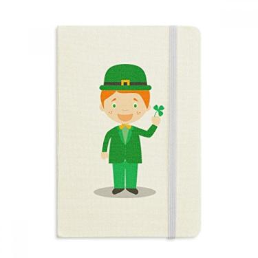 Imagem de Caderno de desenho da Irlanda com capa dura em tecido oficial da Green Suit