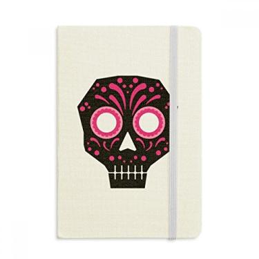 Imagem de Caderno de ilustração da cultura nacional do México com olhos de rosa com capa dura em tecido oficial