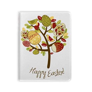 Imagem de Caderno de árvore de ovos Happy Easter Religion Festival Agenda de capa macia