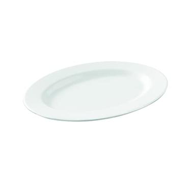 Imagem de Travessa Oval Rasa Pasta, 30 X 22 X 2,5 cm, Branco, Haus Concept