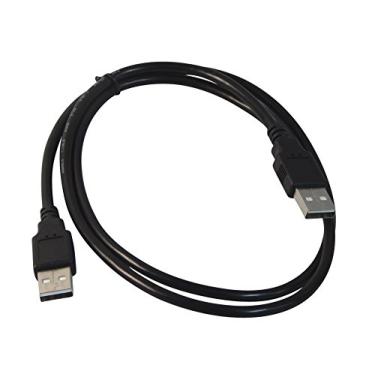 Imagem de Cabo USB 2.0 preto para macho A para macho A de alta velocidade Your Cable Store, Preto, 03 Ft