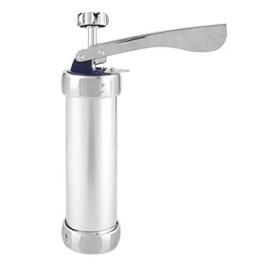 Imagem de 【 】Máquina de prensa para fazer biscoitos, assadeira para biscoitos, com 20 moldes para biscoitos, 4 bocais para cozinha iniciante e casa profissional