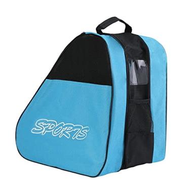 Imagem de YIJU Bolsas de skate, ótimas para patins, patins de, patins quádruplos, patins em, patins de hóquei no, acessórios de skate para crianças e, Azul