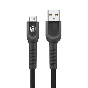Imagem de Cabo Dual Shock Preto Micro USB V8 ( 2 metros )  - Gshield-Unissex