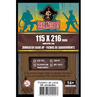 Imagem de Sleeve Customizado para Zombicide: Gear Up - Fichas de Sobrevivente (115 x 216)