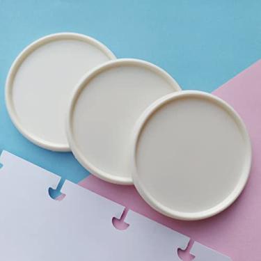 Imagem de Kit 12 Discos GG 45mm de Caderno Infinito Sistema Inteligente Amor Infinito Cadernos - Liso - Off White