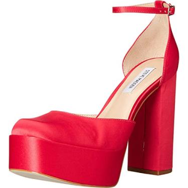 Imagem de Steve Madden Sapato feminino Agata Pump, Cetim rosa, 10