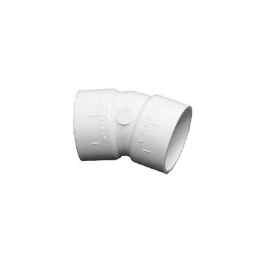 Imagem de Soquete de 3,8 cm (1-1/2") PVC 22-1/2 graus cotovelo Sched 40
