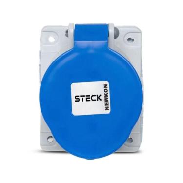 Imagem de Tomada Blindada Embutir Azul 3P+T 32A 200/250V 9H Steck