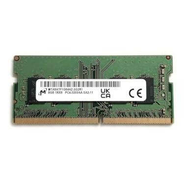Imagem de Micron Memória RAM de laptop SODIMM DDR4 3200 PC4 1Rx8 MTA8ATF1G64HZ-3G2 SO-DIMM de 8 GB para Dell HP Lenovo e outros sistemas