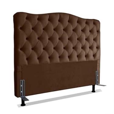 Imagem de Cabeceira Para Cama Box Solteiro 0,9 M Realeza (Suede Marrom)