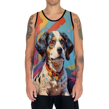 Imagem de Camiseta Regata Tshirt Cachorro Pop Art Realismo Cão Hd 3 - Enjoy Shop