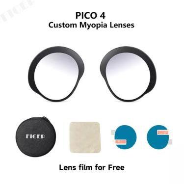 Imagem de Óculos de visão curta personalizados de longo alcance e astigmatismo para pico4 lente de miopia